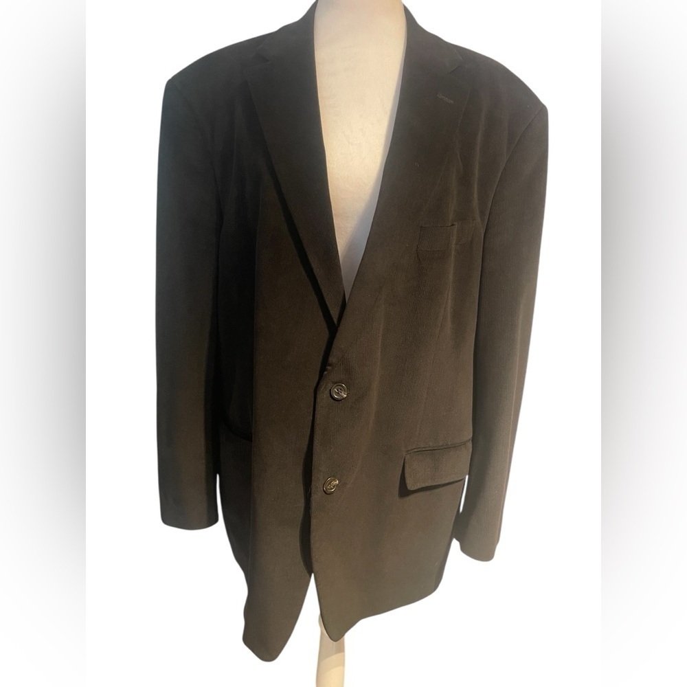 Lauren Ralph Lauren Men’s Black Soft Corduroy Sports Jacket Blazer – Size 46R - Picture 2 of 11